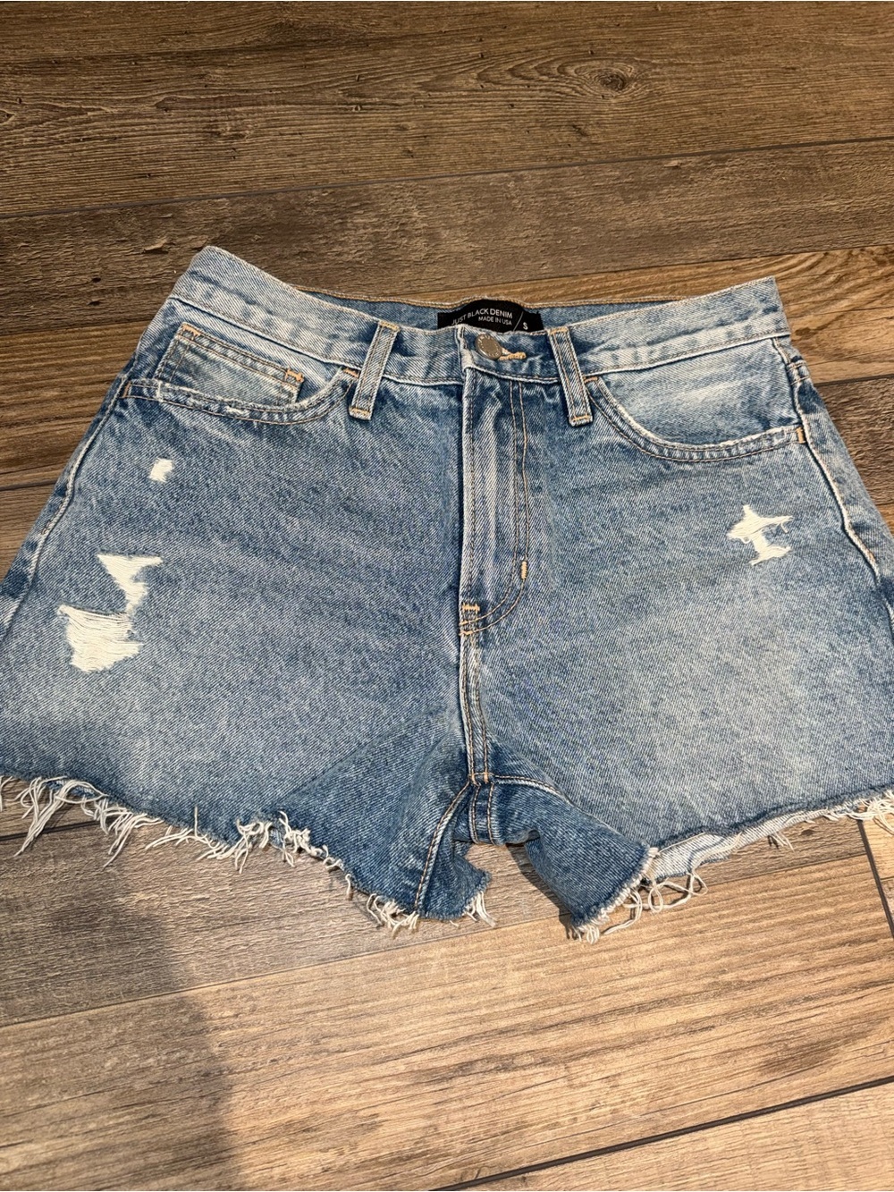 Just Black Jean Shorts Size Small NWOT